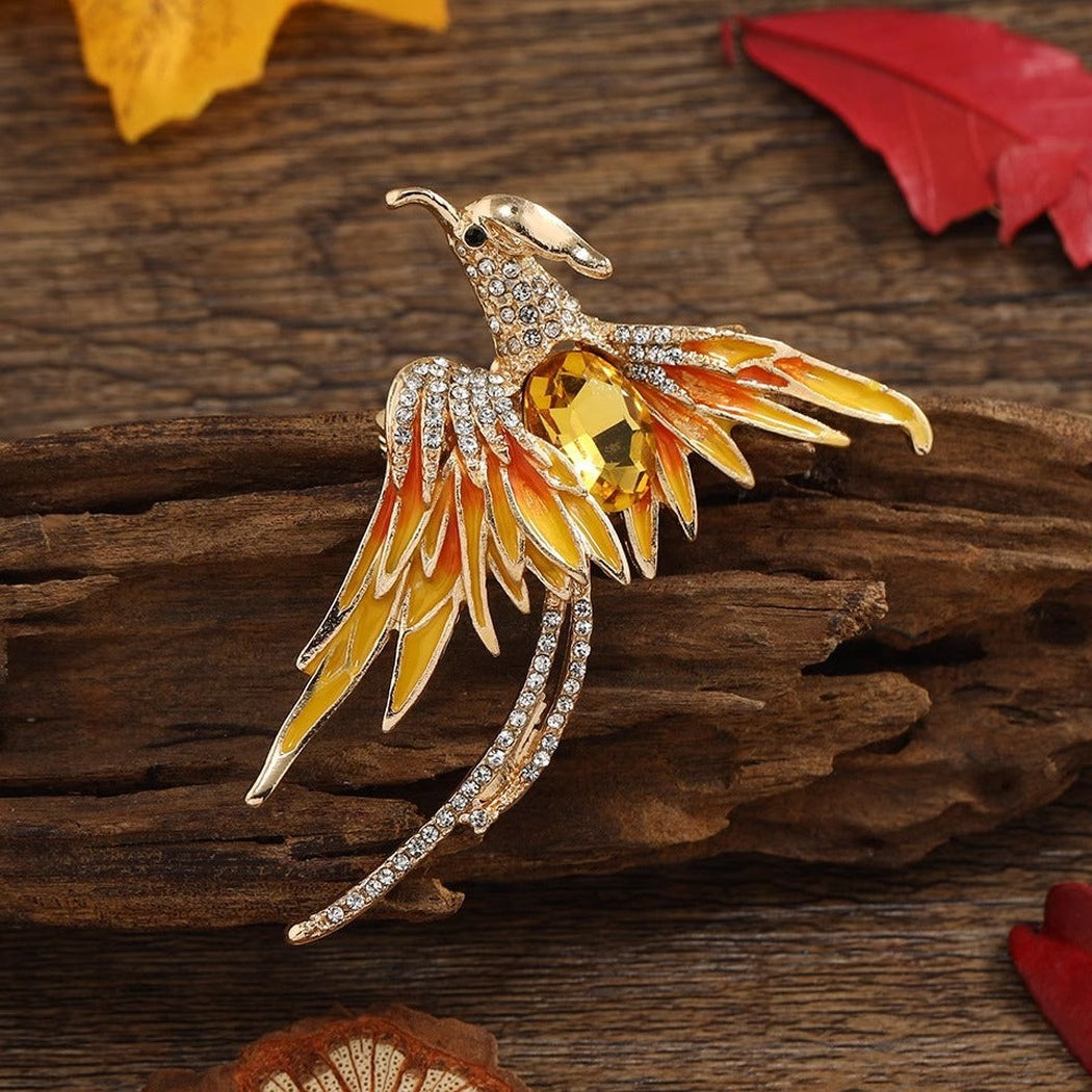 Brovia - Sweeping Wing Phoenix Brooch - view 4