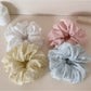 Gifty - Star Detail Textured Polyester Scrunchie