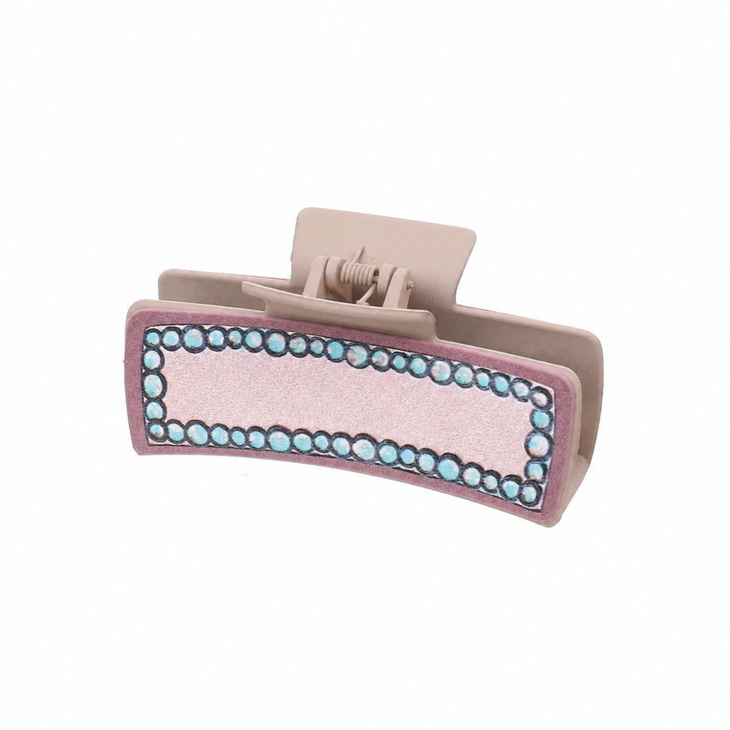 Beau - Cactus Sunflower Letter Hair Claw - independent variant view