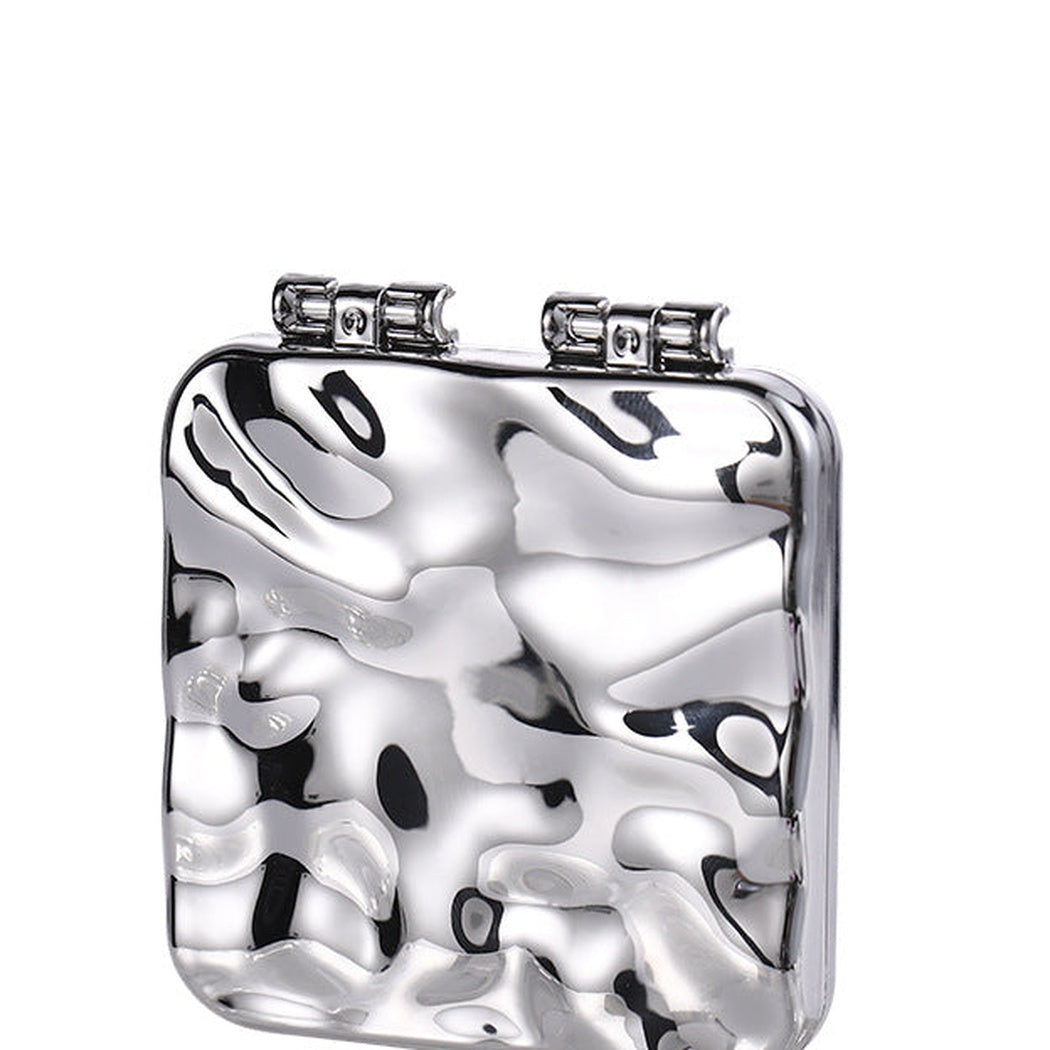 Mirroray - Hammered Square Folding Mirror - independent variant view