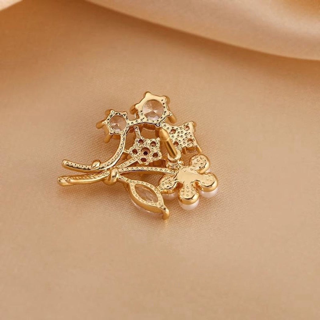 Brovia - Floral Bouquet Brooch - view 5