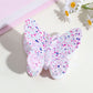 Beau - Printed Butterfly Plastic Fashion Hair Claw Clip
