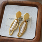 Earedge - Vintage Geometric Drop Detail Stud Earrings