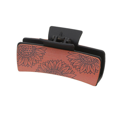 Vintage western print hair claw - 90029