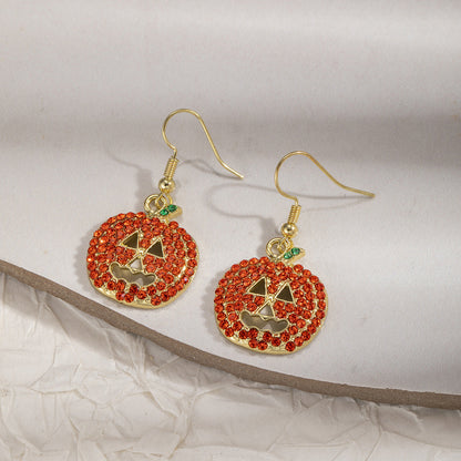 Earedge - Halloween Spooky Motif Drop Earrings, variant view