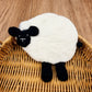 Feltery - Sheep Figure Round Coaster, variant view