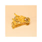 Beau - Cute Yellow Dog Hair Clip, detail view