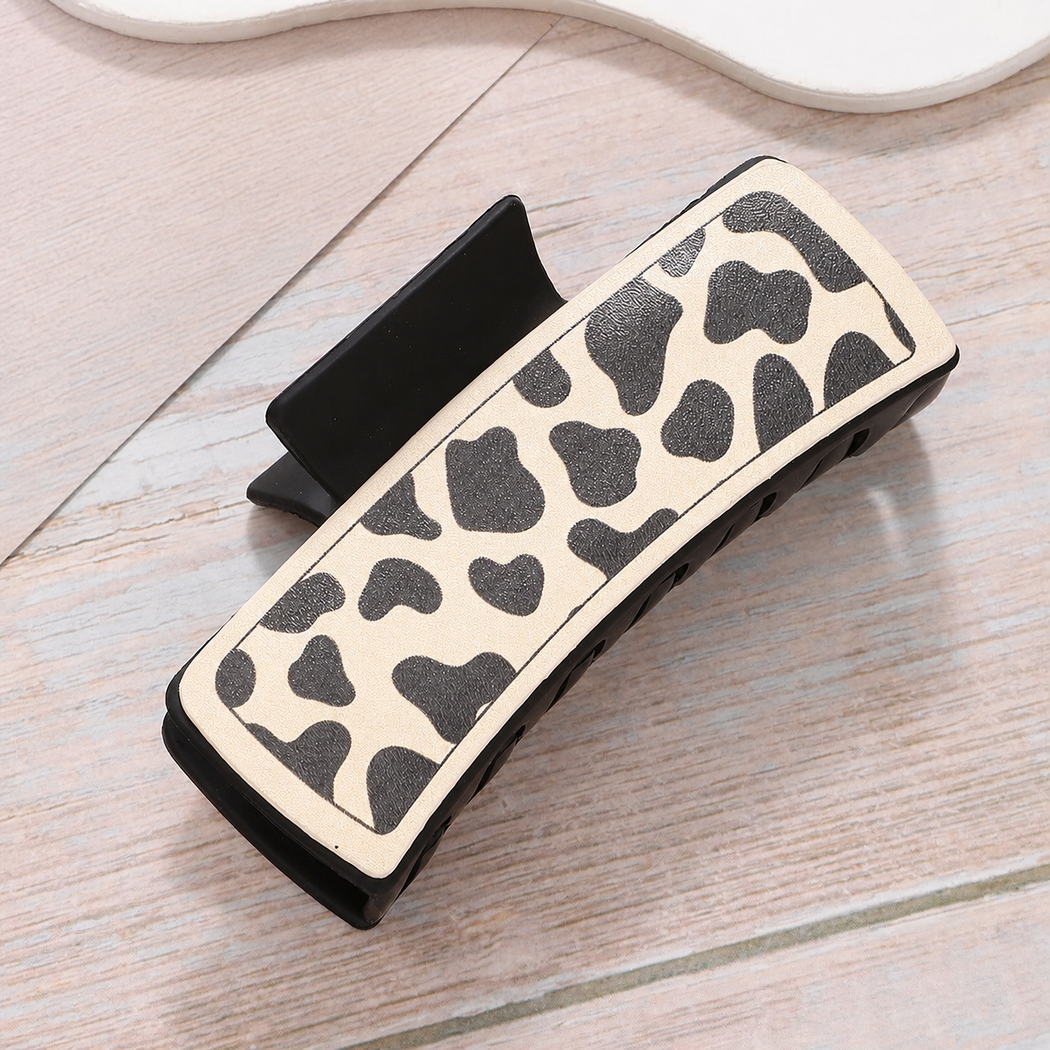 Beau - Neutral Western Print Hair Claw - variant 47520649609387