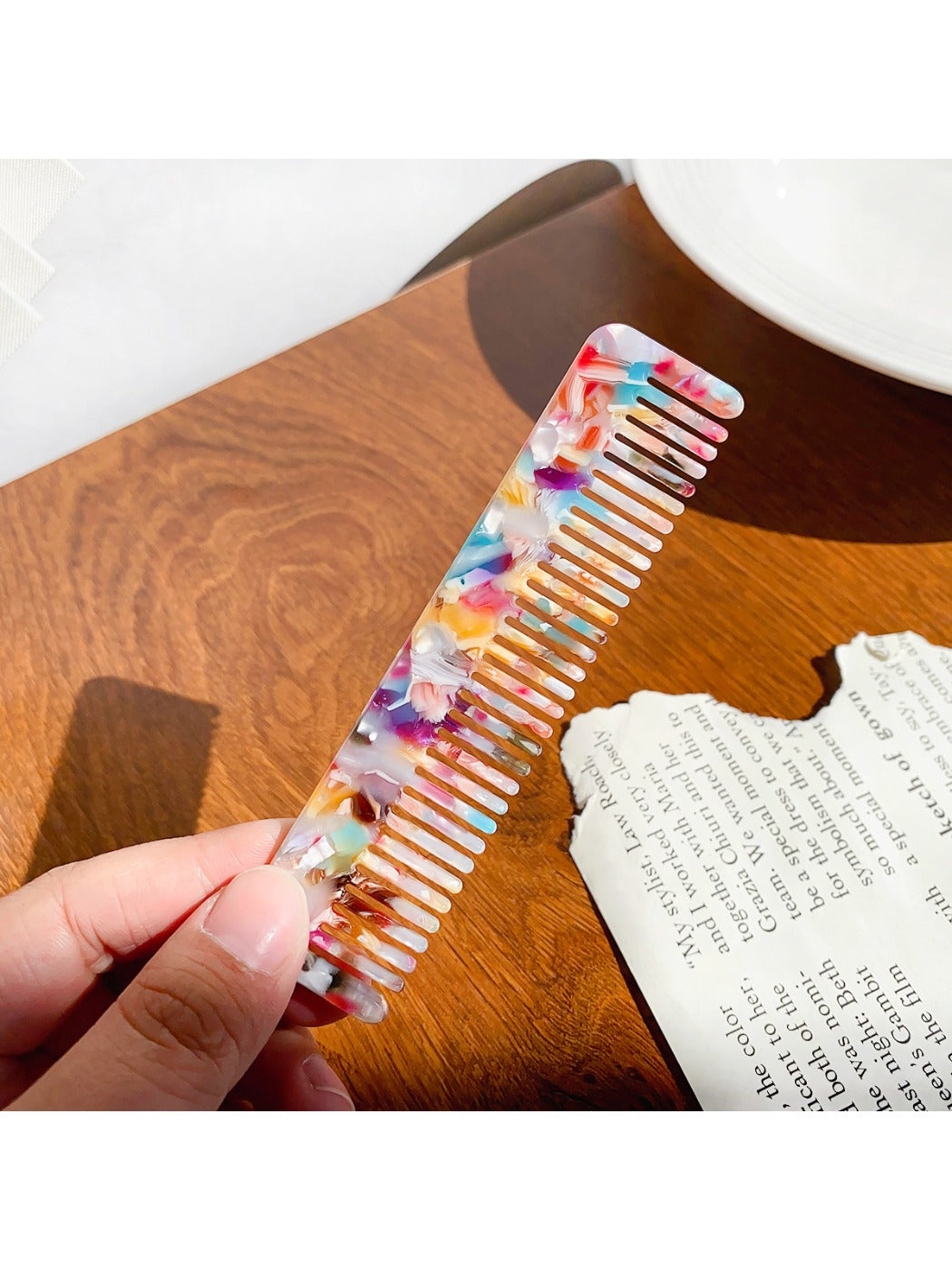 Camerow - Stylish Acetate Hair Comb Minimalist Design