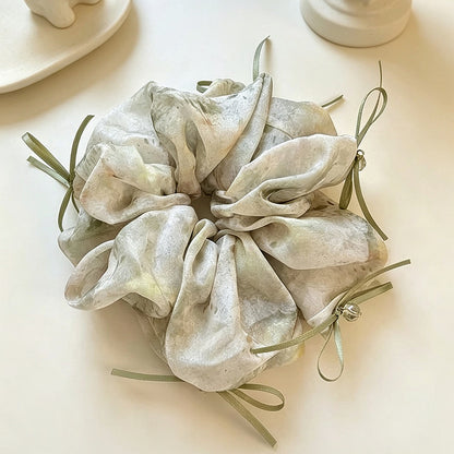 Gifty - Polyester Gradient Bow Detail Scrunchie