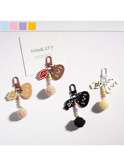 Keypus - Beaded Kitten Shaped Keychain