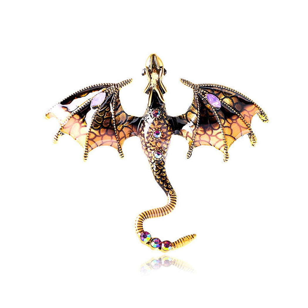 Brovia - Winged Dragon Brooch - view 8