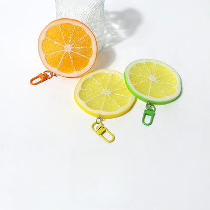 Keypus - Playful Lemon Orange Citrus Keychain