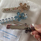 Beau - Scalloped Trim Floral Decorative Hair Clip