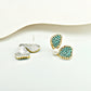Earedge - Minimalist Beaded Butterfly Wing Earrings
