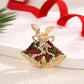 Brovia - Christmas Ornament Icon Brooch, variant view