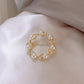 Brovia - Round Leaf Wreath Brooch - view 9