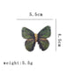 Brovia - Butterfly Embroidered Wing Brooch, size reference