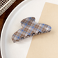 Beau - Polka Dot Plaid Hair Claw - variant 47546228211883