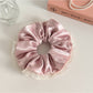 Gifty - Polyester Satin Look Mesh Trim Scrunchie