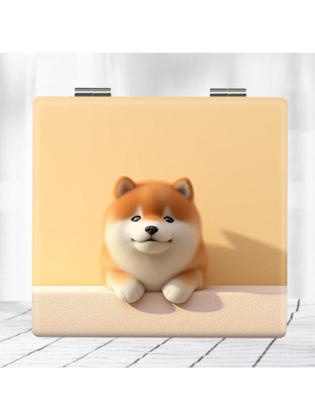 Mirroray - Cartoon Dog Foldable Glass Makeup Mirror