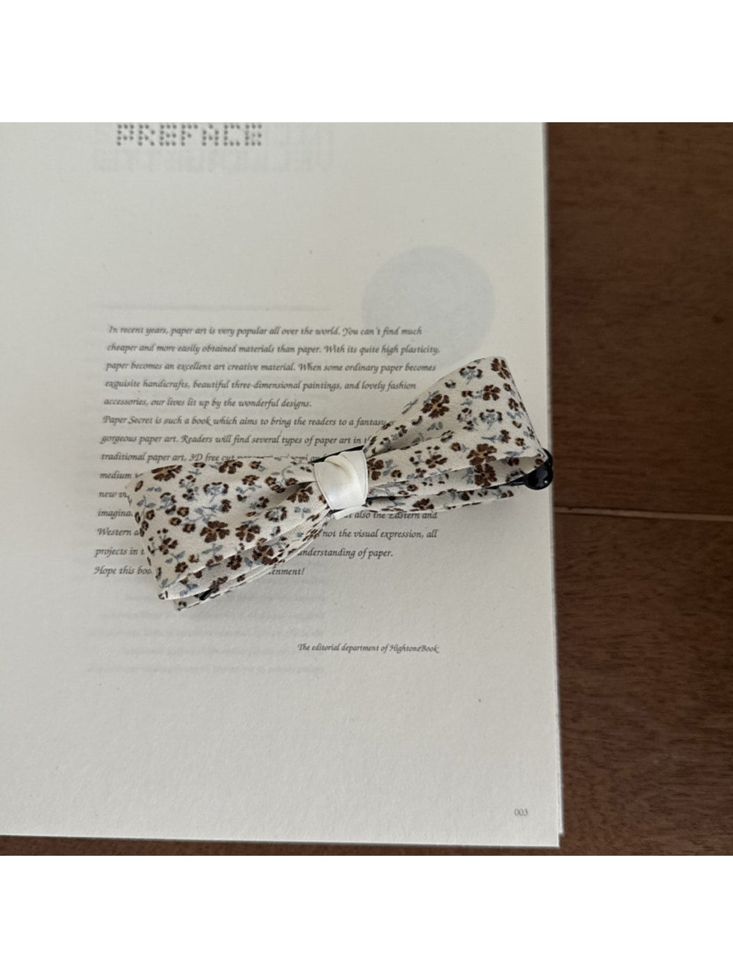 Beau - Vintage Style Bow Banana Clip