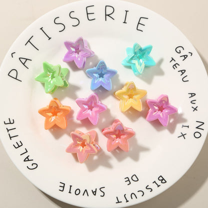 Beau - Glossy Star Shaped PS Decorative Claw Clip