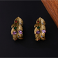 Earedge - Antique Style Leaf Detail Stud Earrings