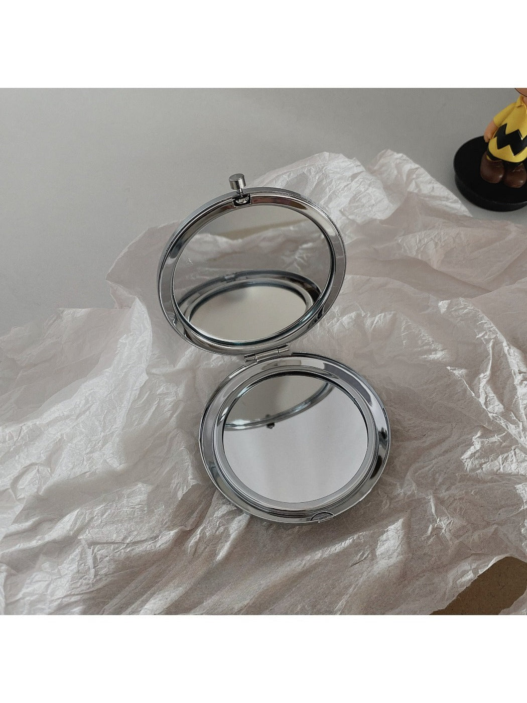 Mirroray - Stainless Steel Portable Double Mirror