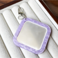 Keypus - Acrylic Square Mirror Bag Charm Keychain