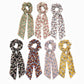 Gifty - Rose Print Bow Scarf Scrunchie showing multiple available variants