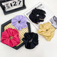 Metallic Thread Scrunchie Collection showing multiple available variants
