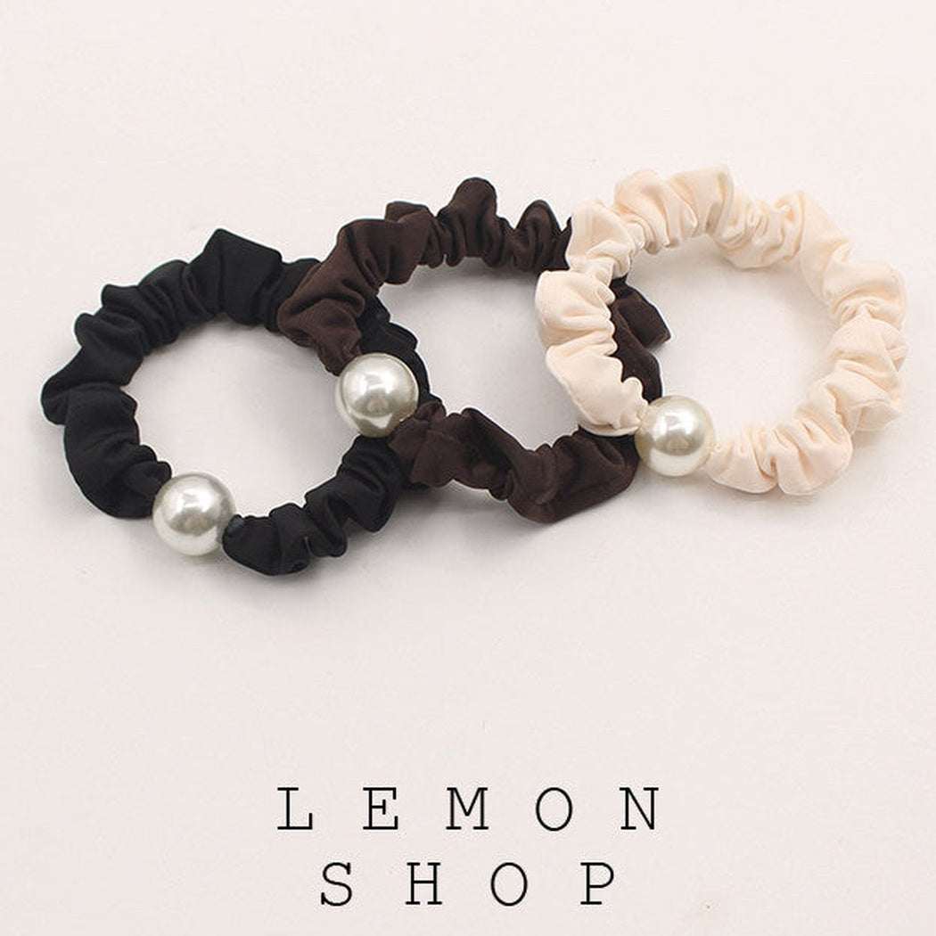 Pearl Bead Hair Tie Collection showing multiple available variants