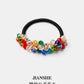 Crystal Bead Hair Tie Collection showing multiple available variants