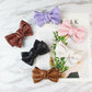 Solid Bow Barrette Collection showing multiple available variants