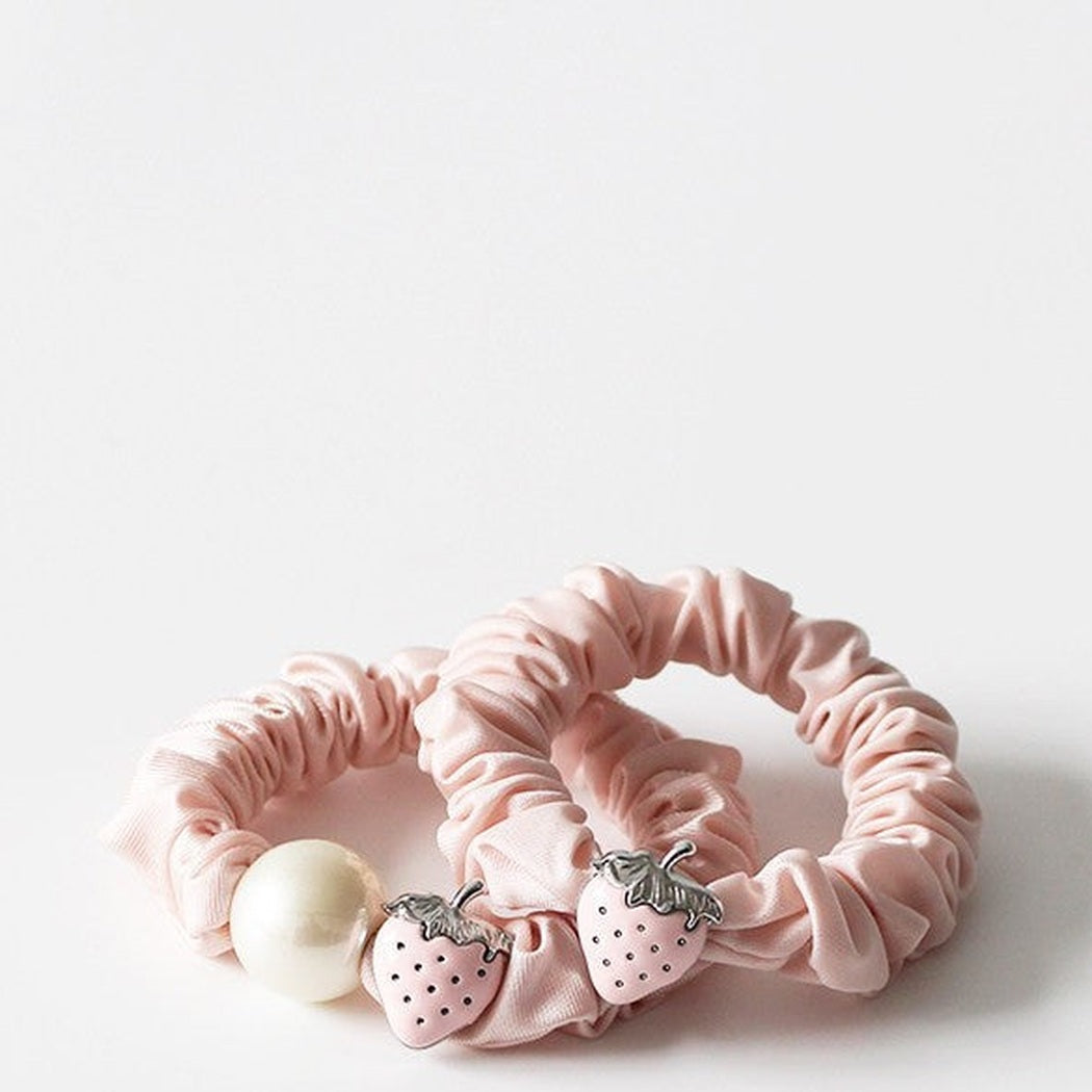 Strawberry Pearl Hair Tie Set showing multiple available variants