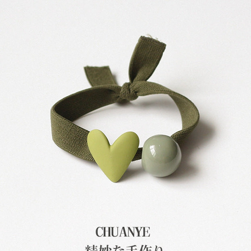 Bead Charm Hair Tie Collection showing multiple available variants