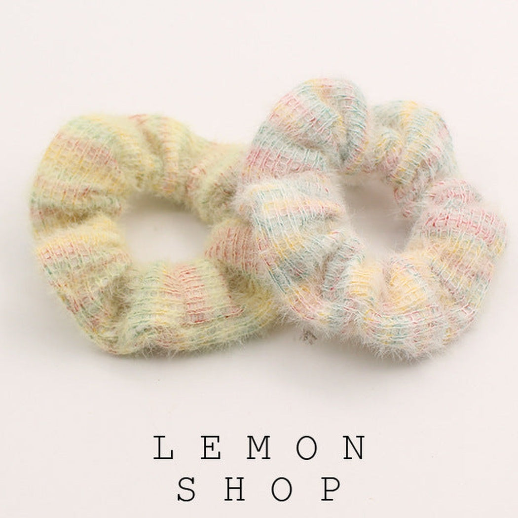 Plush Scrunchie Collection showing multiple available variants