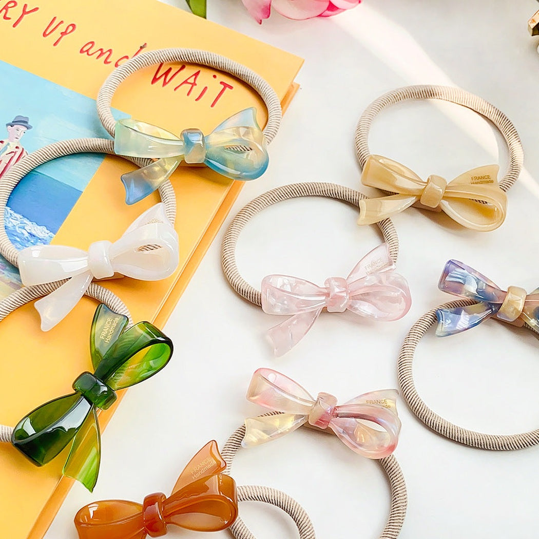3D Bow Hair Tie Collection showing multiple available variants