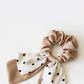 Polka Dot Bow Scrunchie Collection showing multiple available variants