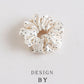 Glossy Polka Dot Scrunchie showing multiple available variants