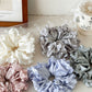 Lace Petal Glossy Scrunchie Collection showing multiple available variants