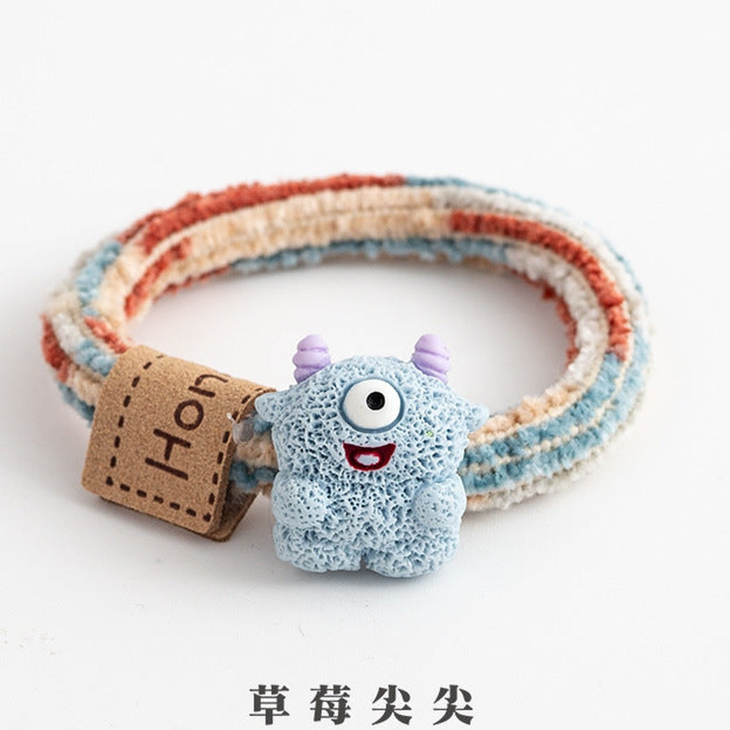 Monster Label Hair Tie Collection showing multiple available variants