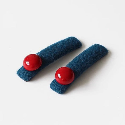 Blue Red Bead Barrette showing multiple available variants
