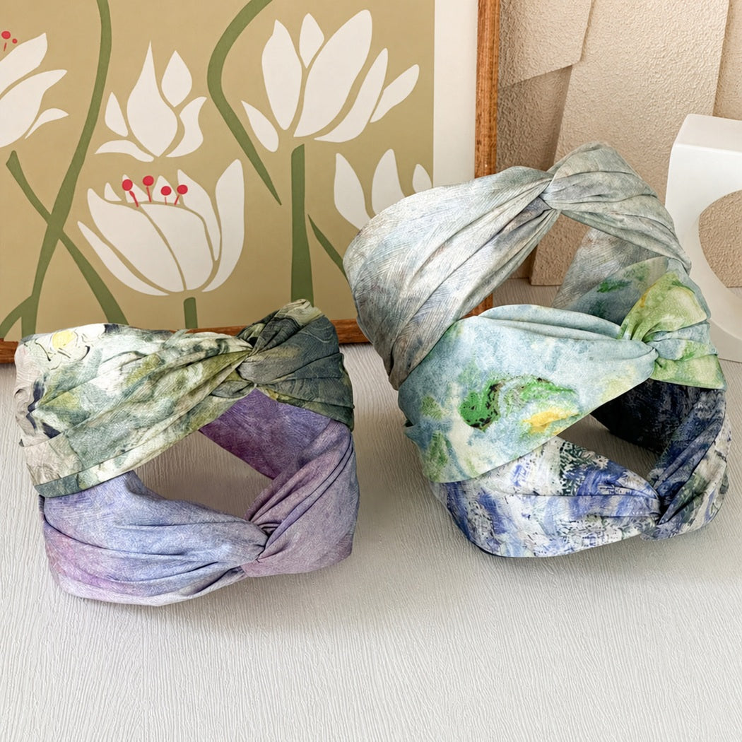 Beau - Abstract Art Knotted Headband showing multiple available variants