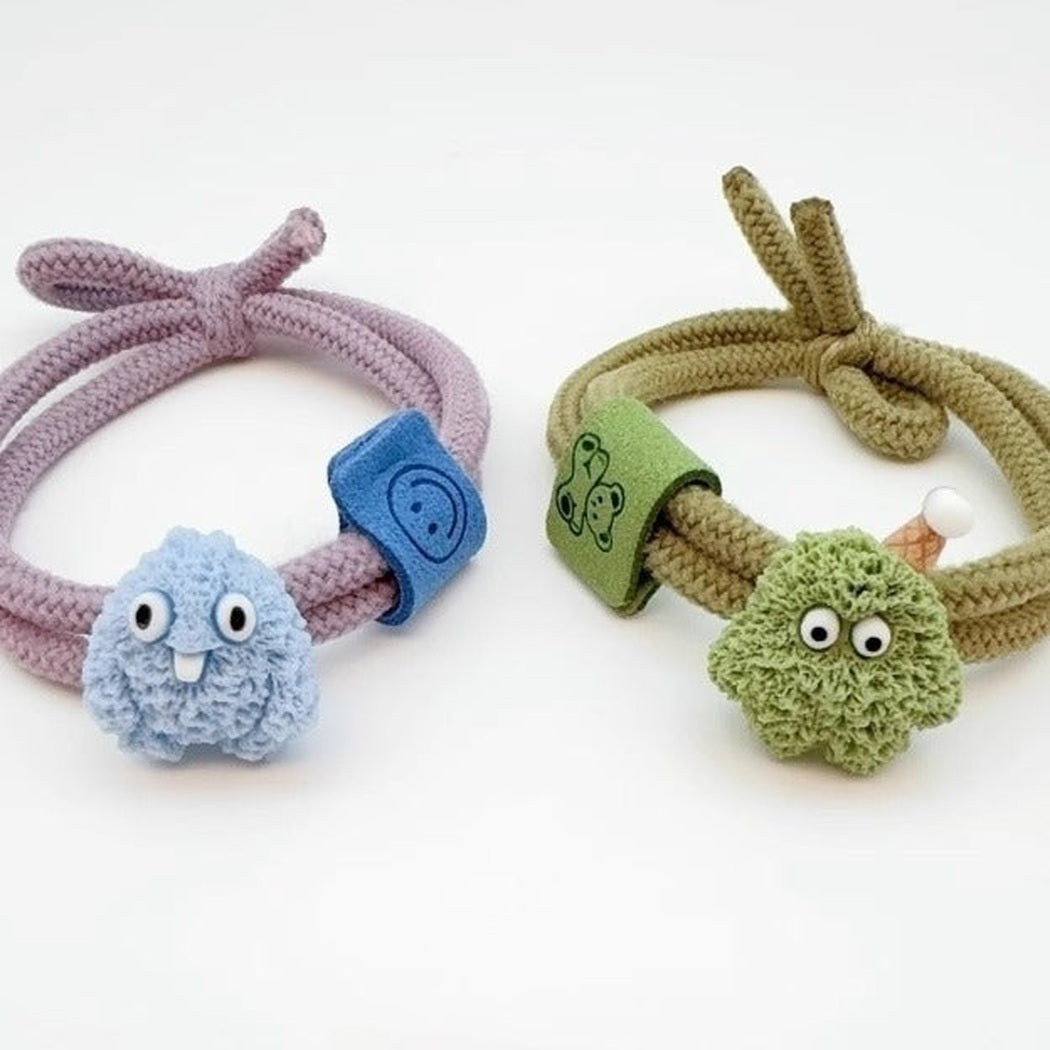 Monster Charm Hair Tie Collection showing multiple available variants