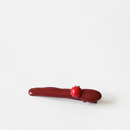 Red Apple Barrette Set showing multiple available variants