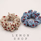 Floral Scrunchie Collection showing multiple available variants