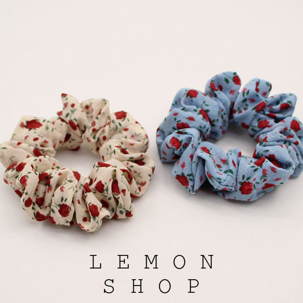 Floral Scrunchie Collection showing multiple available variants