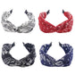 Beau - Paisley Knotted Wide Headband showing multiple available variants